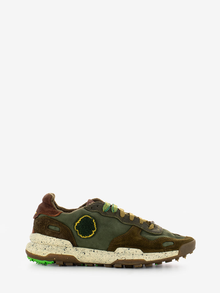 SATORISAN - Sneakers Chacrona dark green