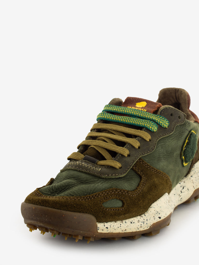 SATORISAN - Sneakers Chacrona dark green