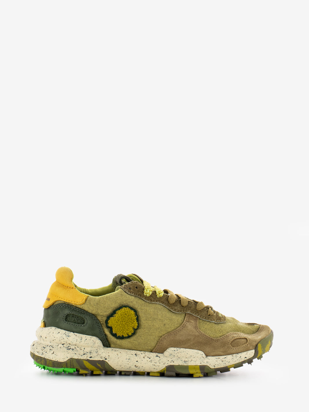 Sneakers Chacrona in lino whathered khaki