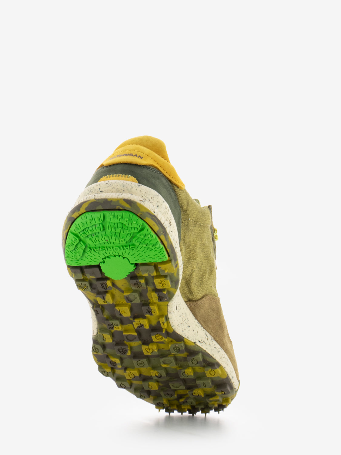 Sneakers Chacrona in lino whathered khaki