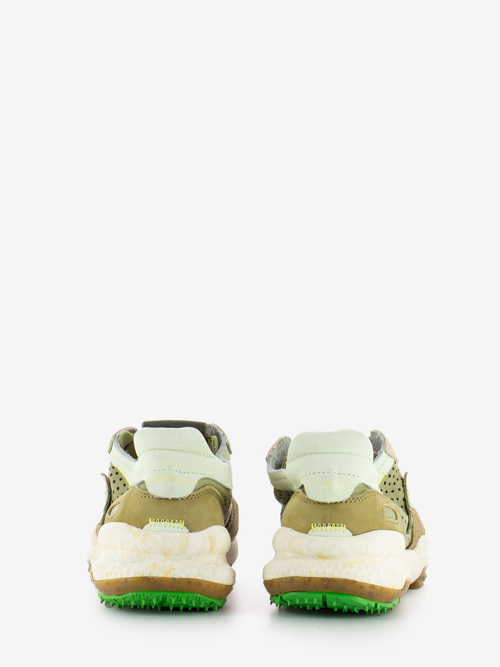 Sneakers Chacrona laser premium lichen green