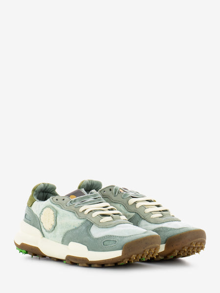 Sneakers Chacrona linen camo milky jade