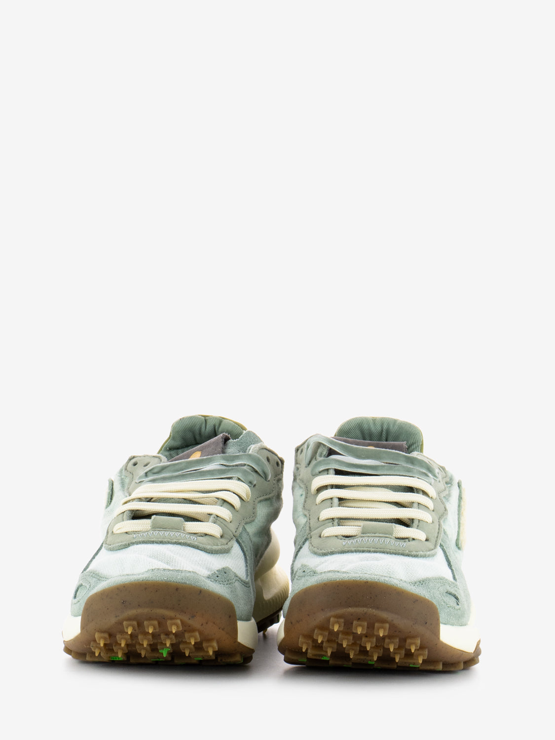 Sneakers Chacrona linen camo milky jade