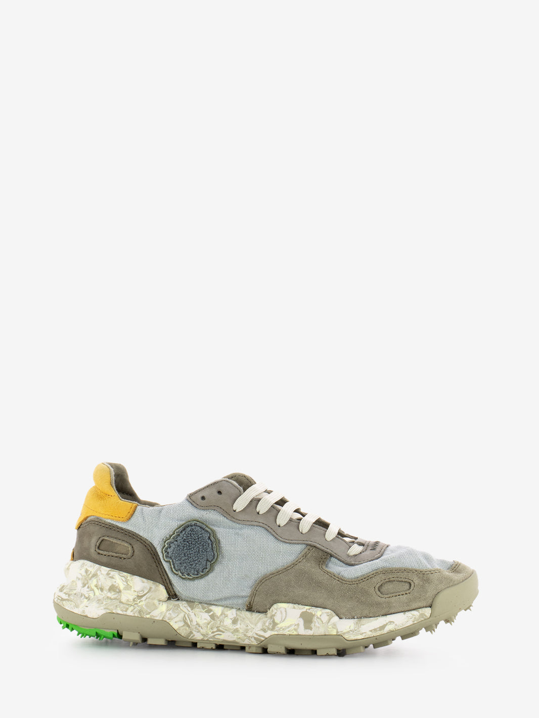 Sneakers Chacrona linen concrete grey