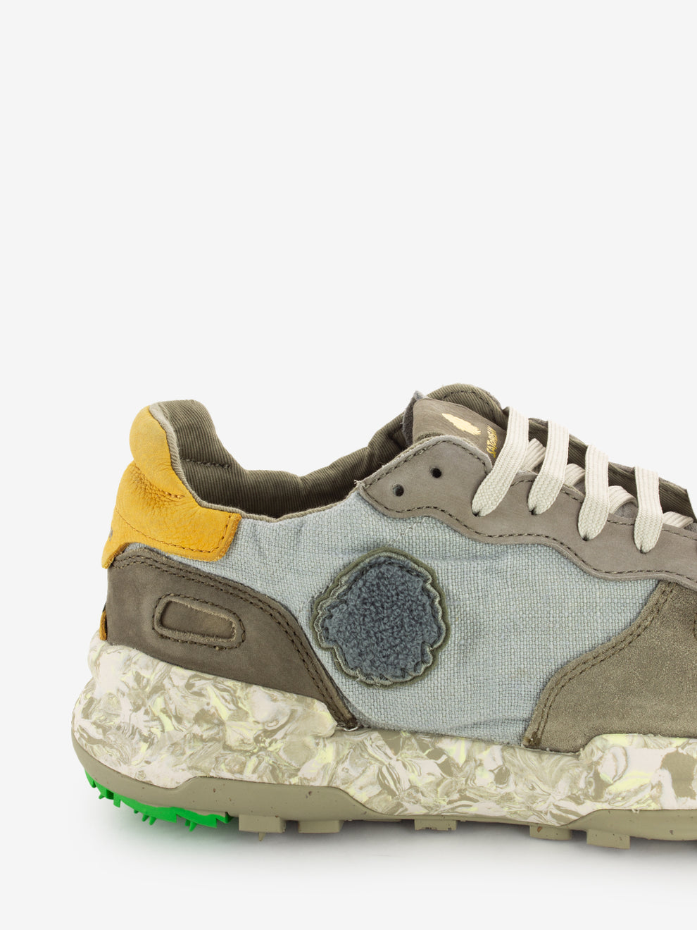 Sneakers Chacrona linen concrete grey