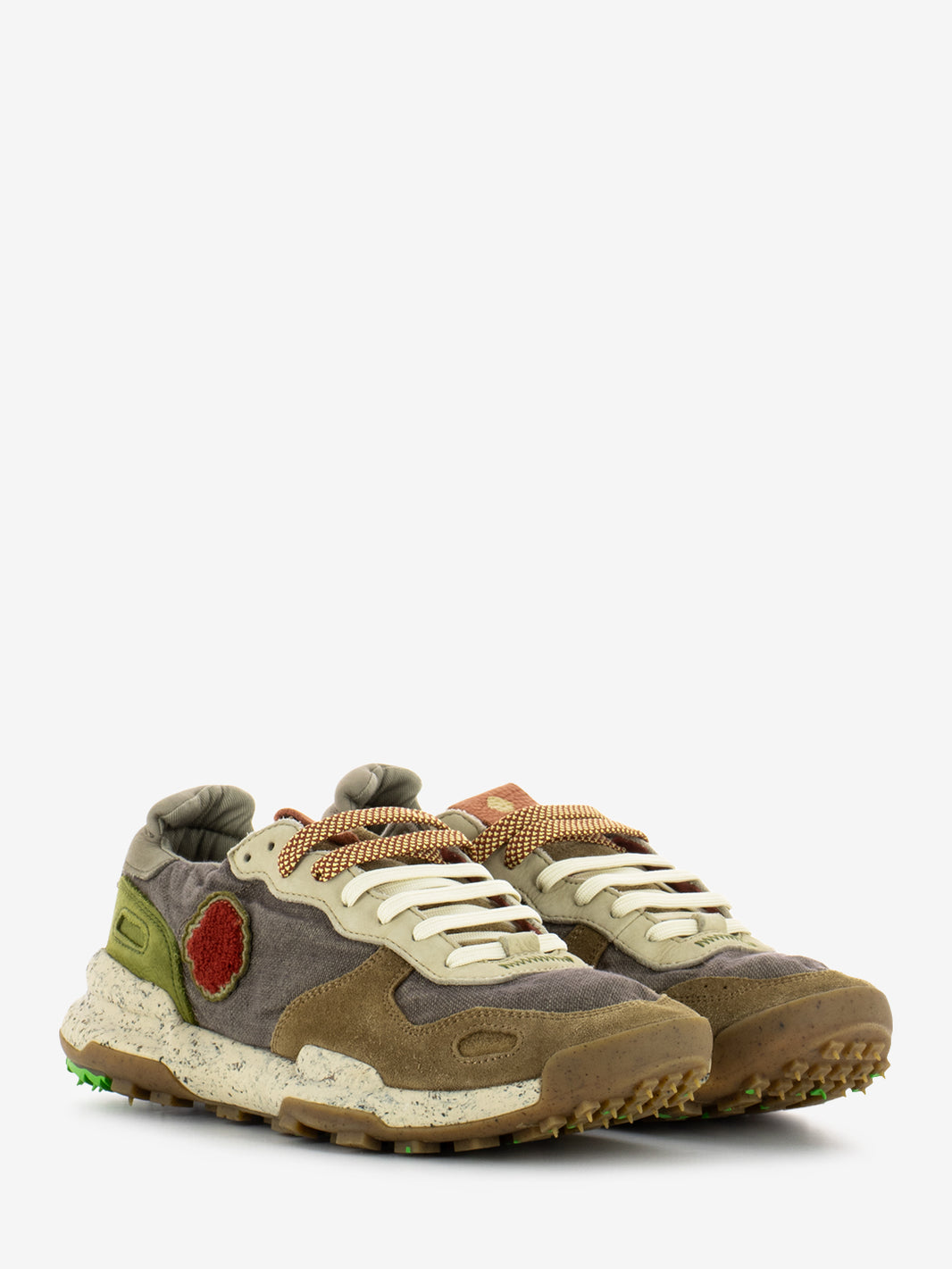 Sneakers Chacrona linen faded chestnut