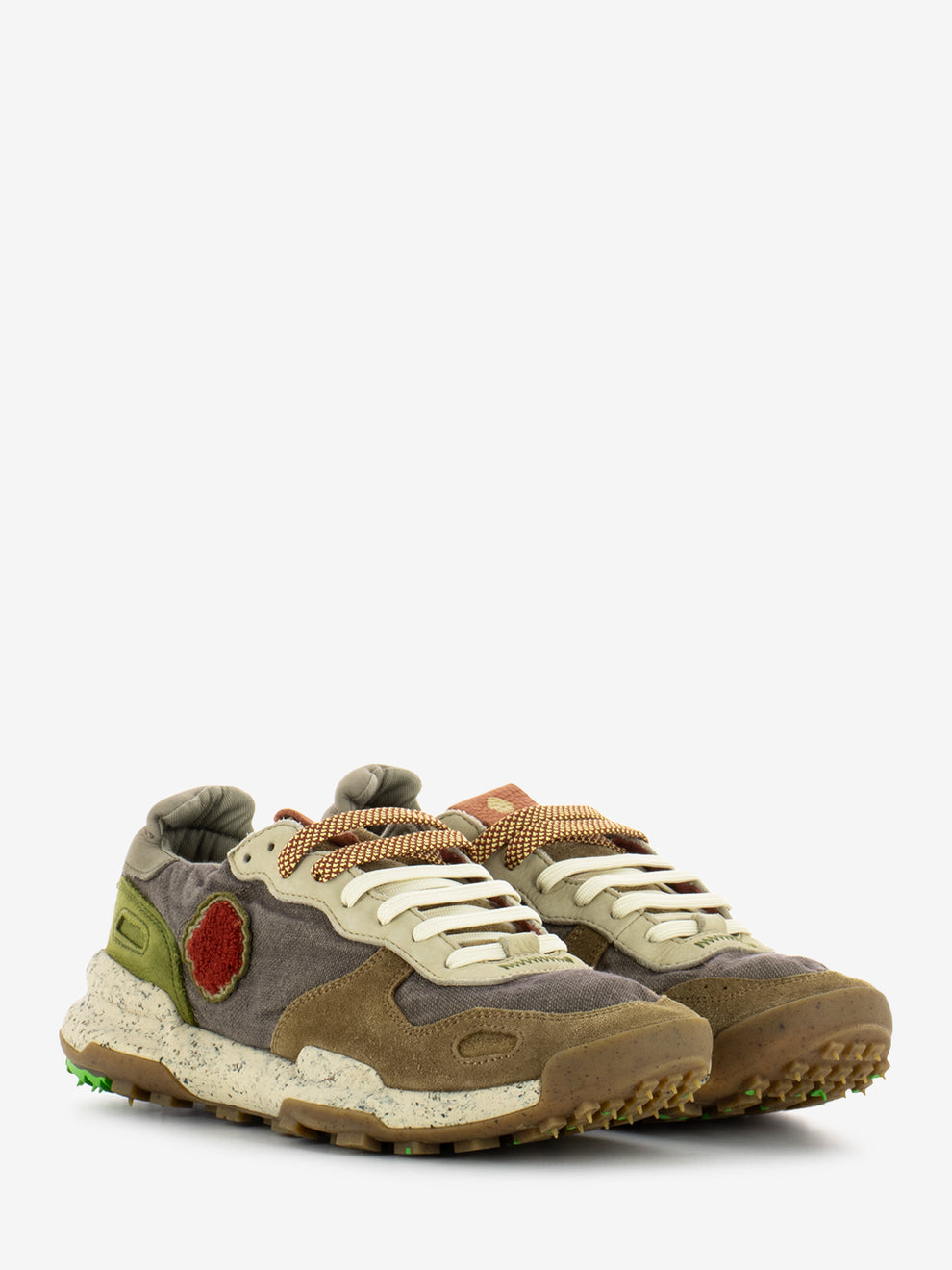 Sneakers Chacrona linen faded chestnut