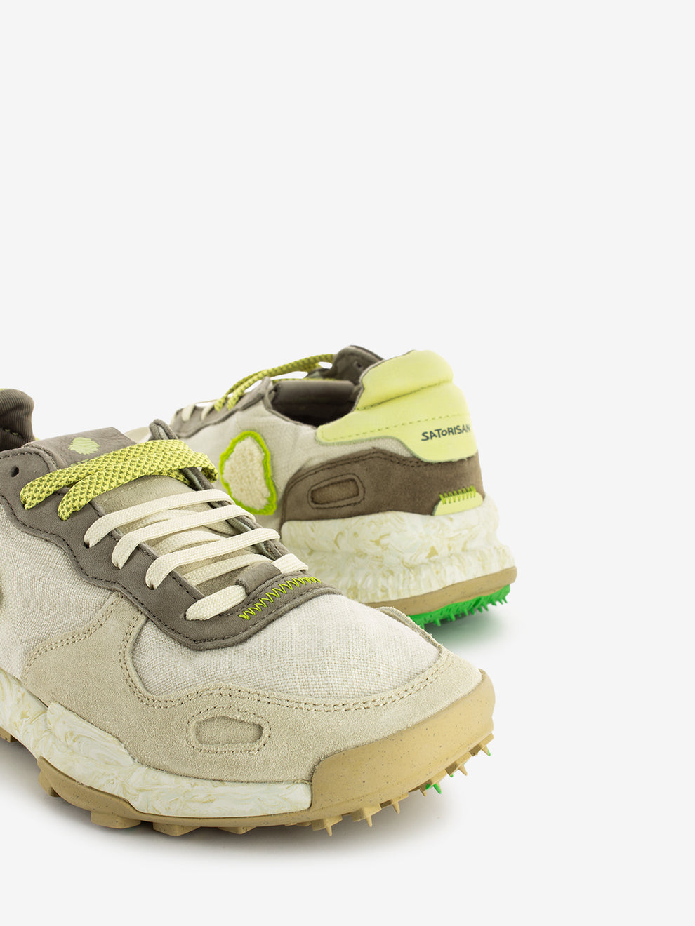 Sneakers Chacrona linen faded cream