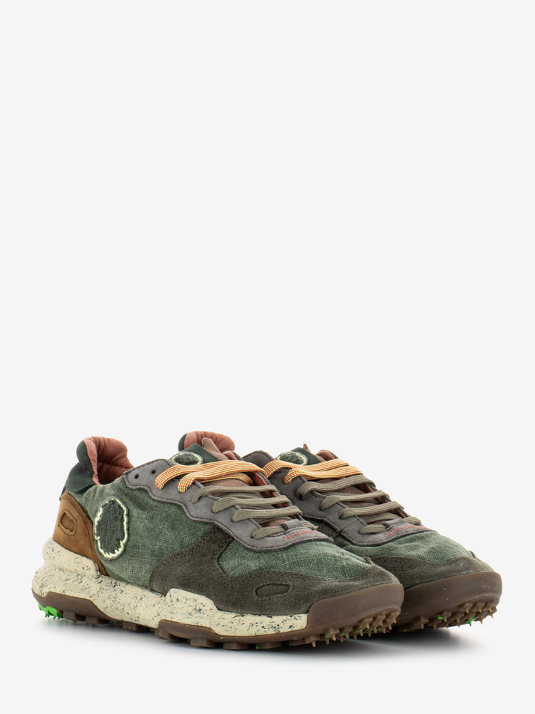 SATORISAN - Sneakers Chacrona Linen wild grass