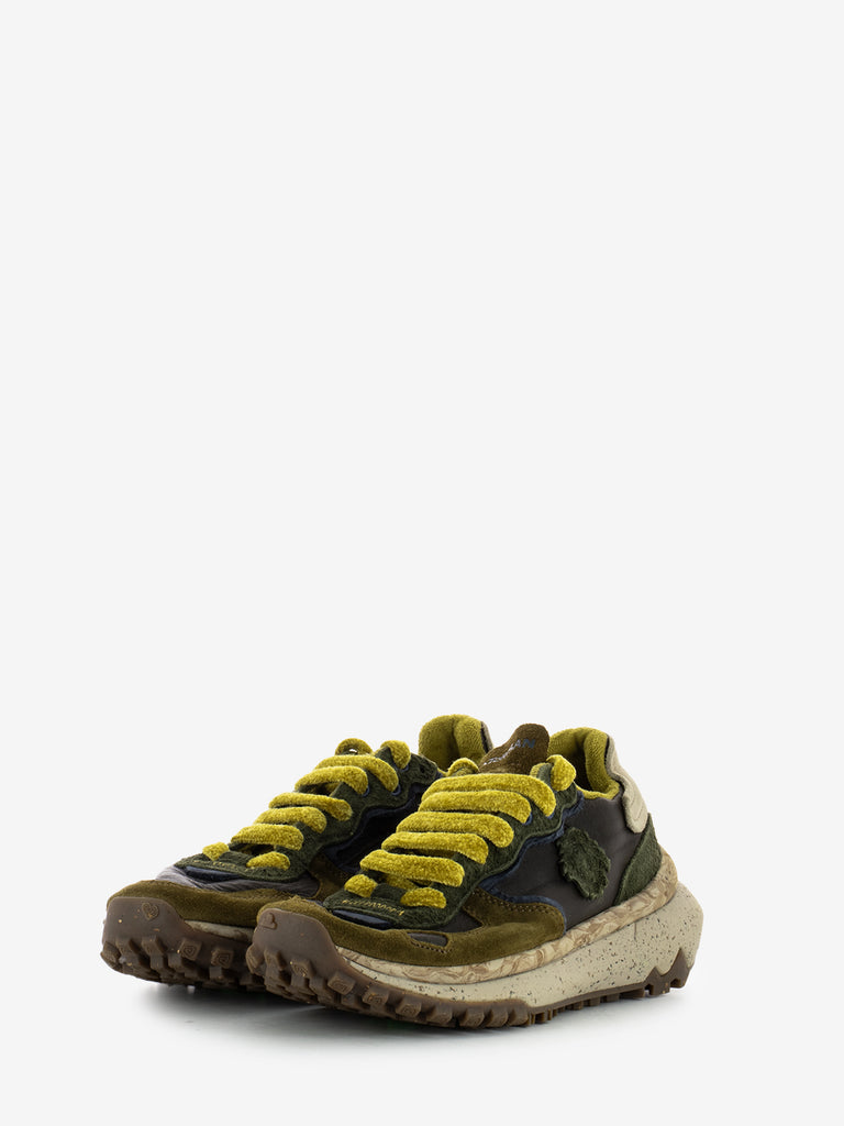 SATORISAN - Sneakers Chacrona Metta dark olive