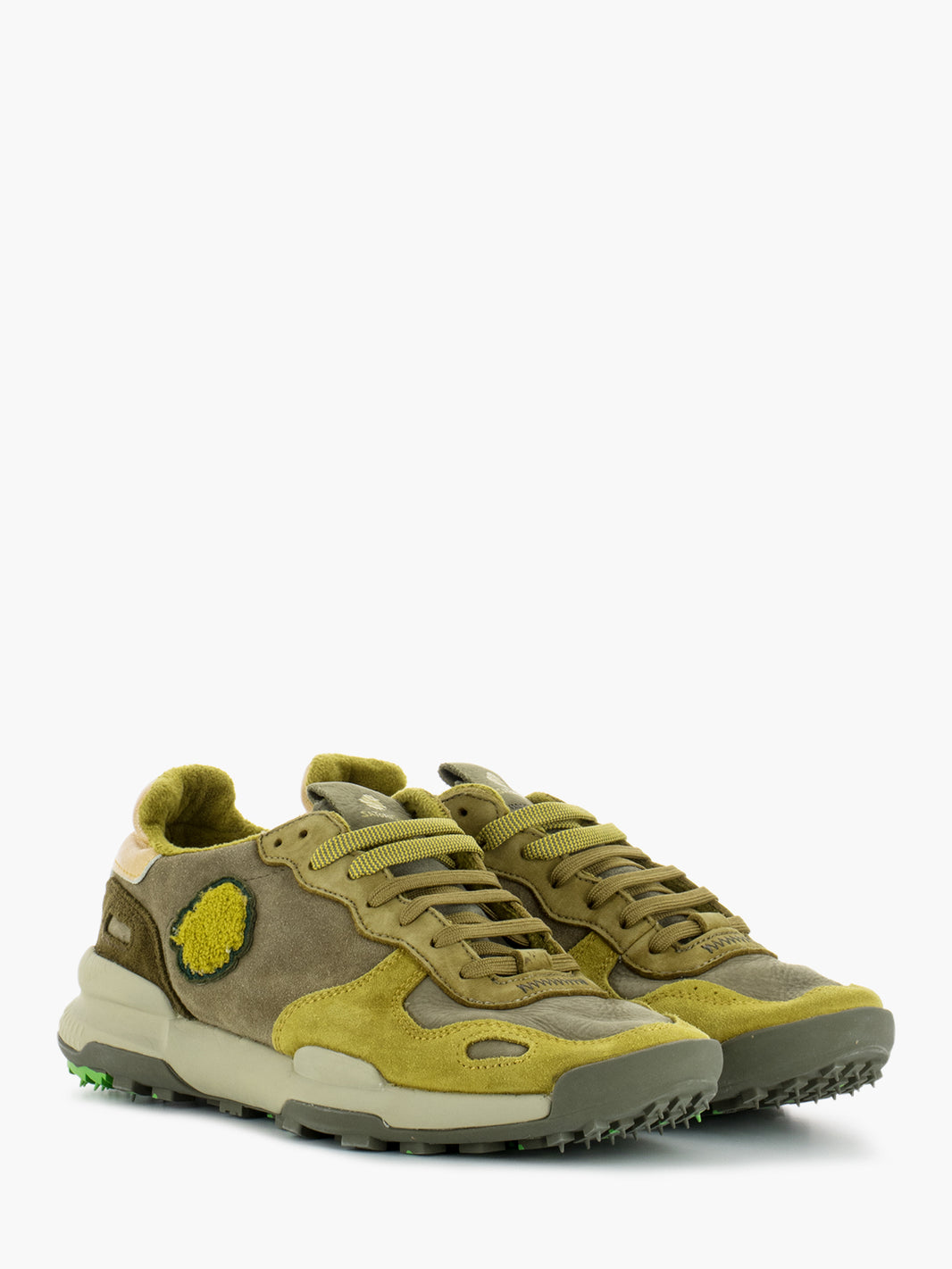 Sneakers Chacrona suede Loden Khaki