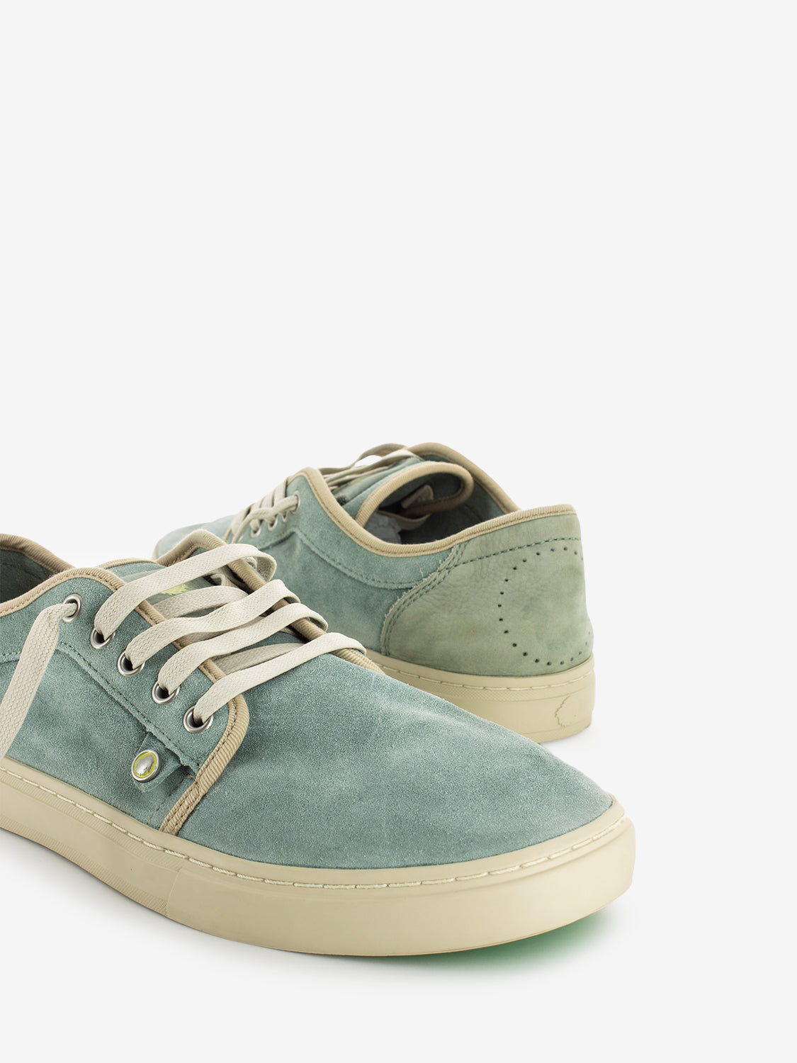 Sneakers Heisei suede milky jade