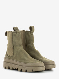 Unalome Elastics loden ankle boots