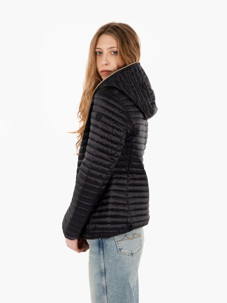 SAVE THE DUCK - Alexa hooded jacket black