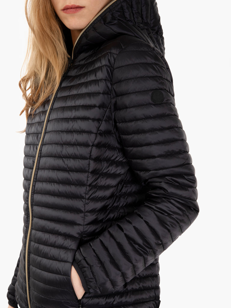 SAVE THE DUCK - Alexa hooded jacket black