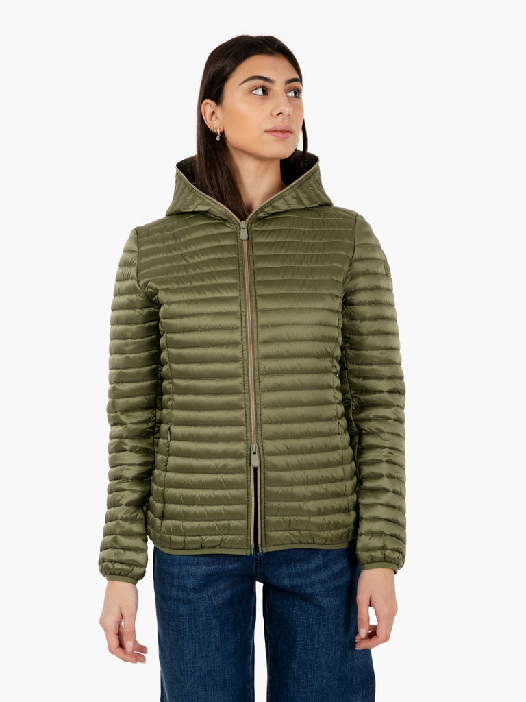 SAVE THE DUCK - Alexa hooded jacket cactus