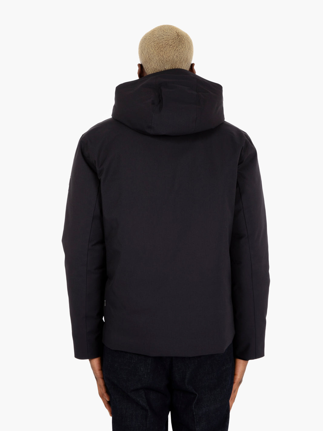 Barnaby hooded jacket blue black