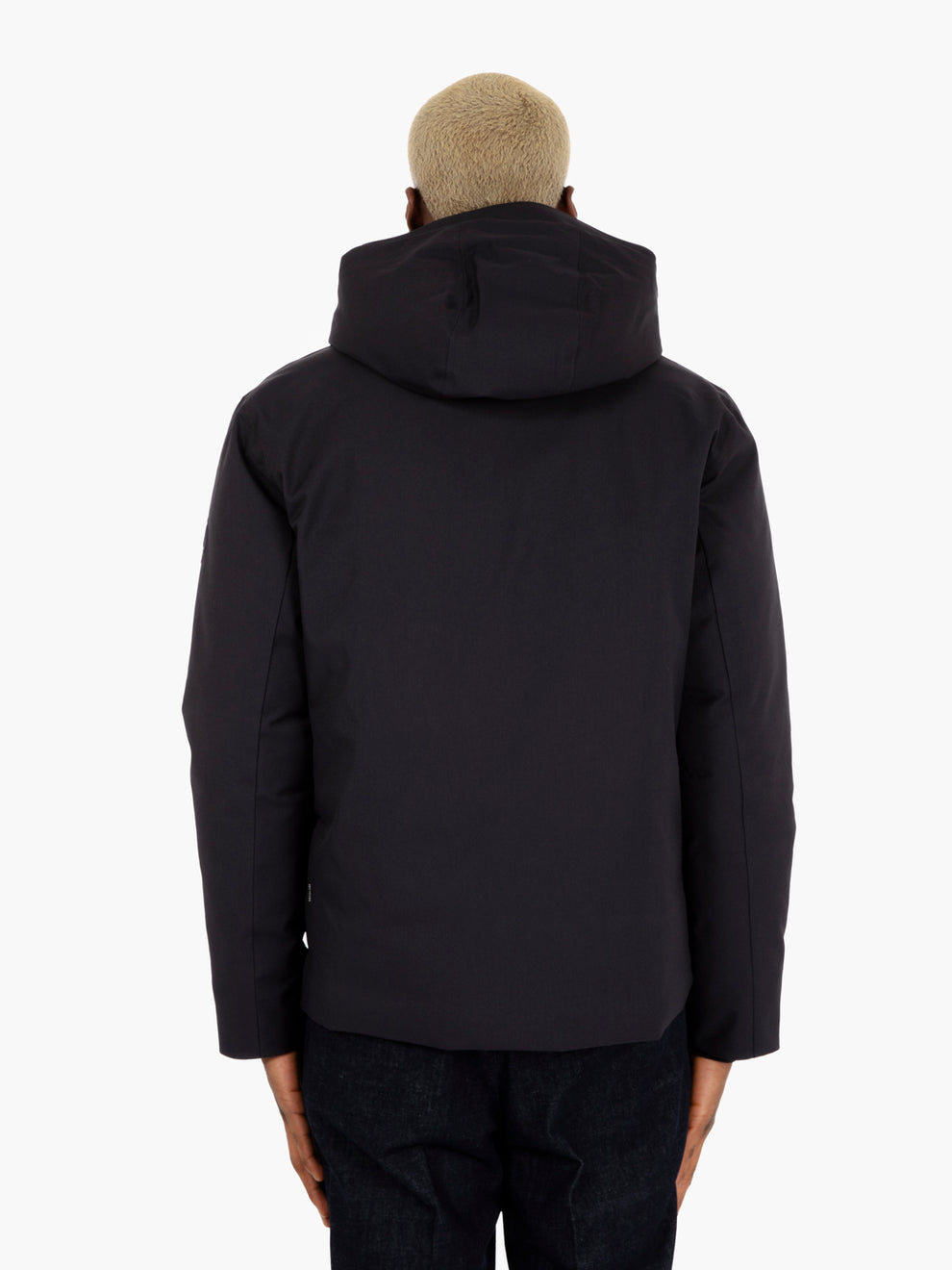 Barnaby hooded jacket blue black