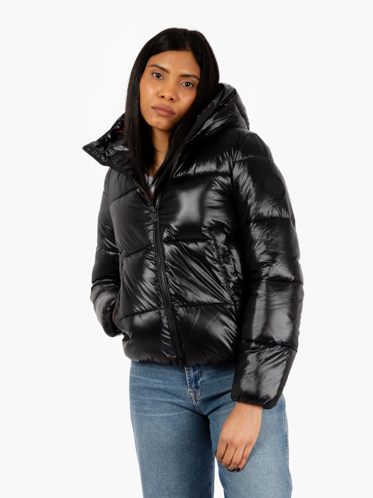 SAVE THE DUCK - Biddy hooded jacket black