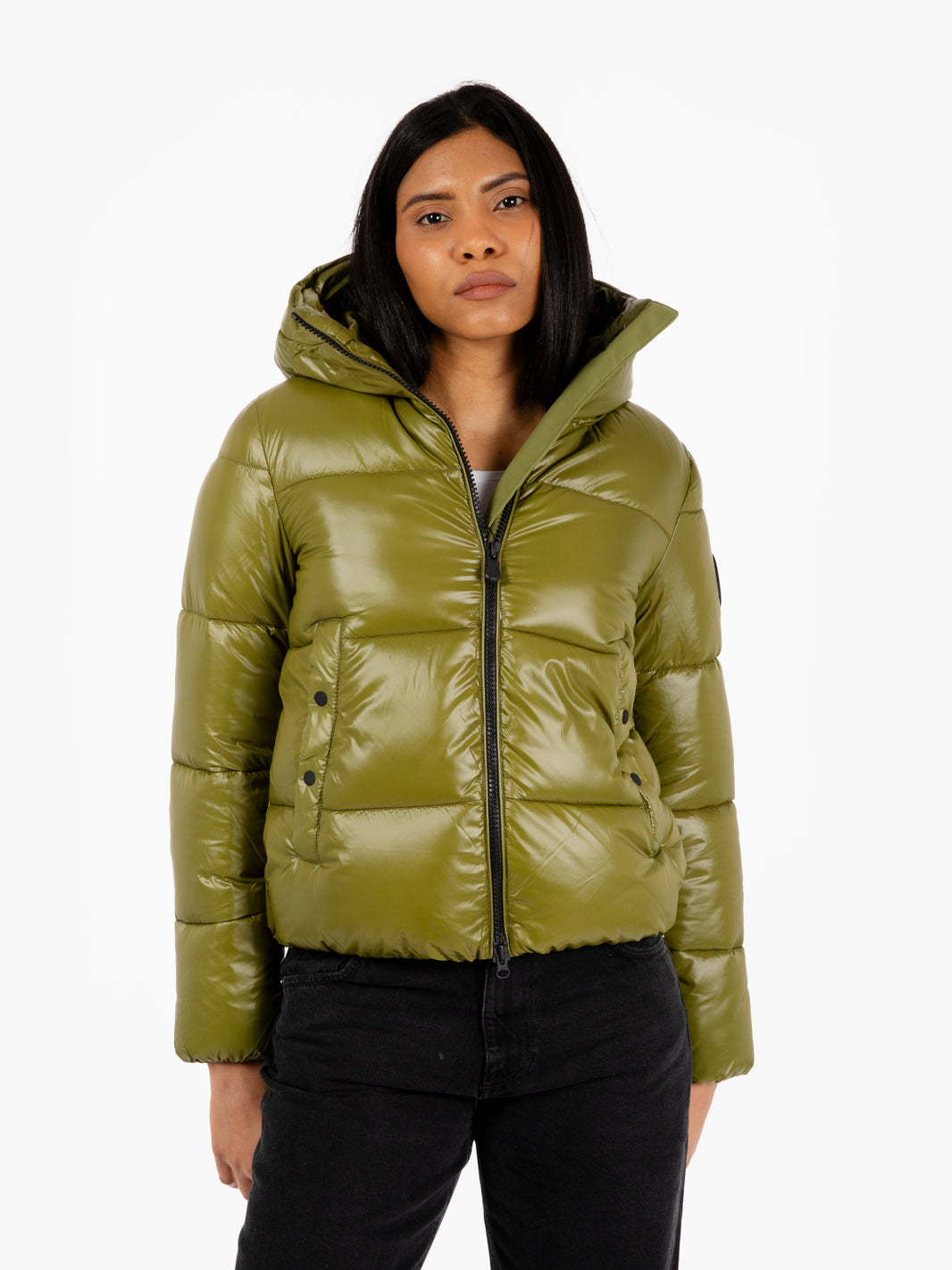 Biddy hooded jacket lizard