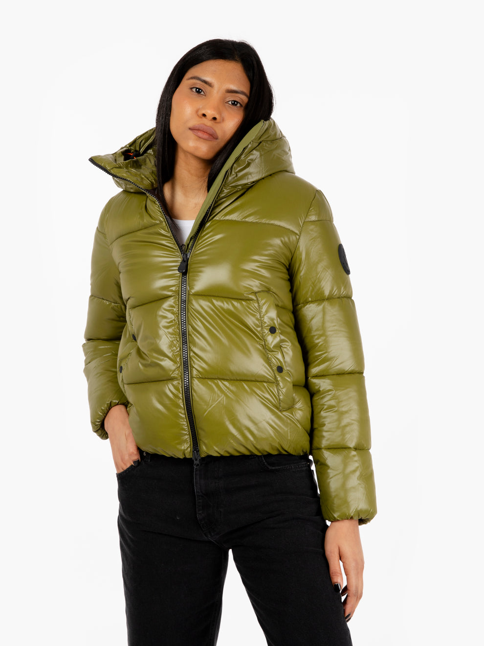 Biddy hooded jacket lizard
