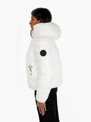 SAVE THE DUCK - Biddy hooded jacket off white