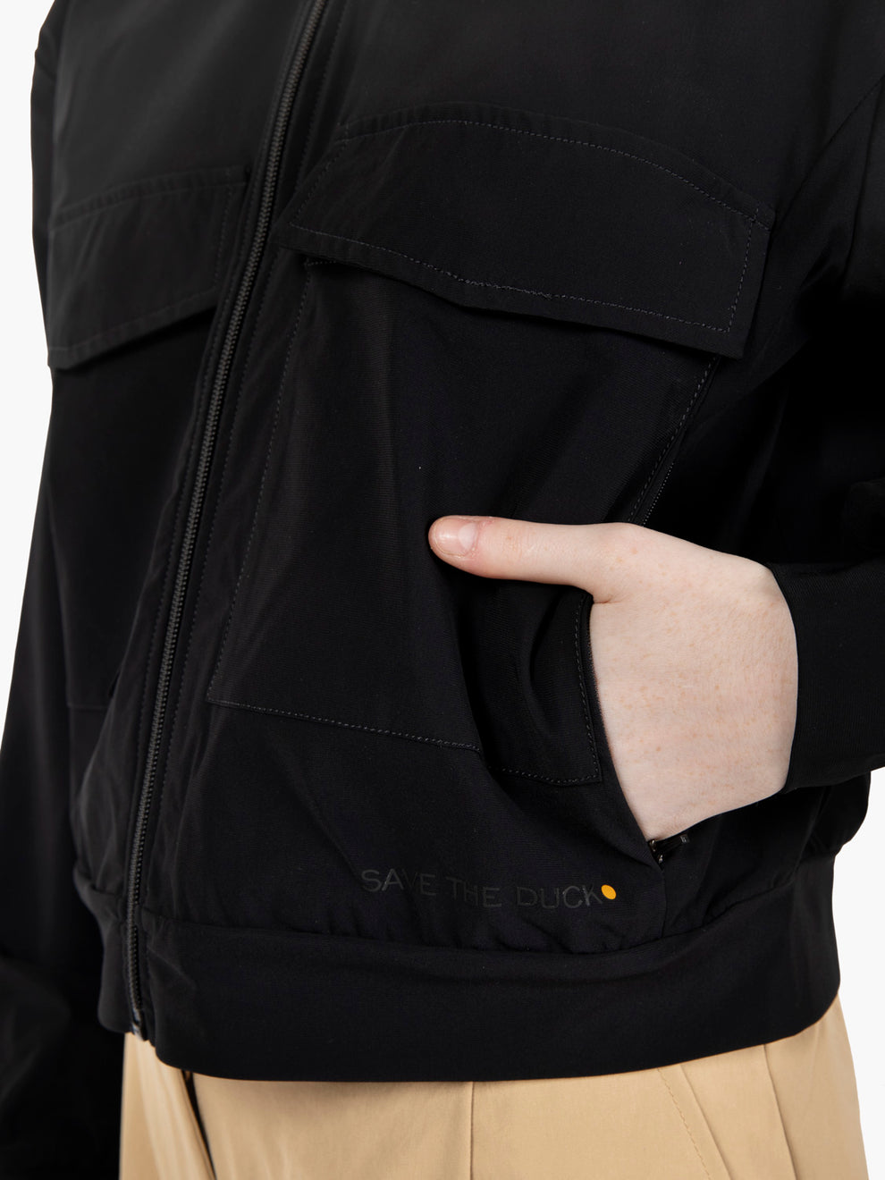 Bomber estivo Raia nero