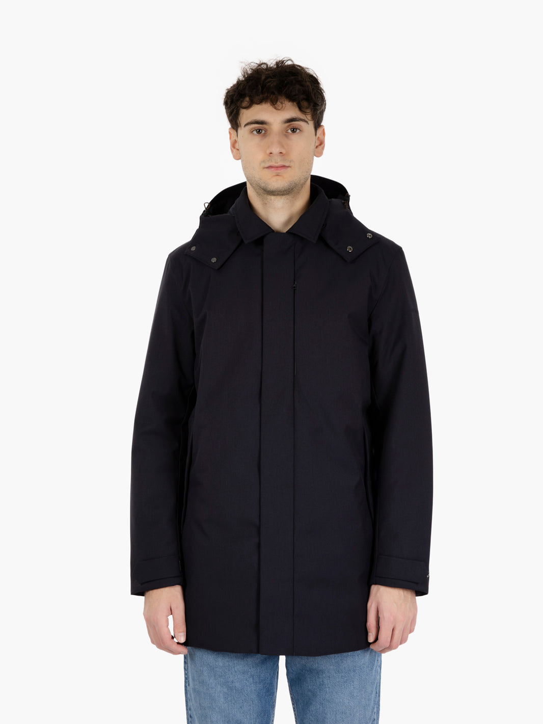 Coat WolT21 Sid blue / black