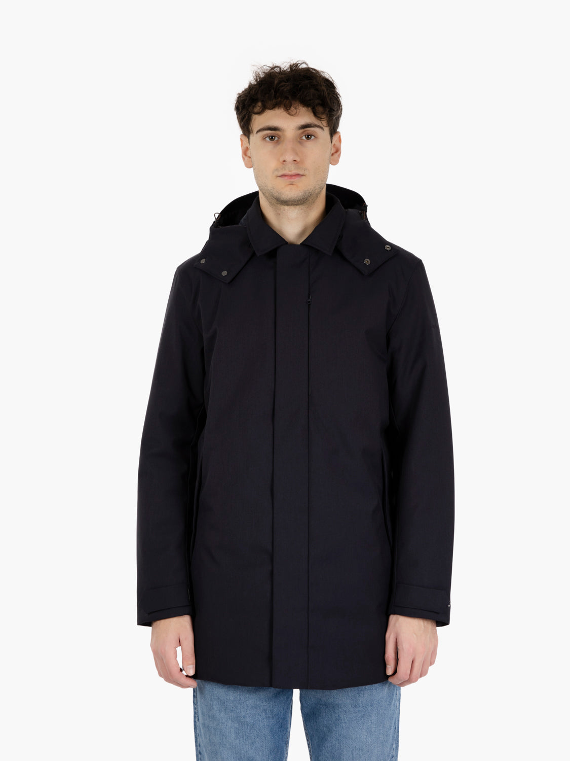 Coat WolT21 Sid blue / black