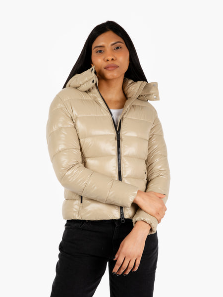 Cosmary hooded jacket wood beige