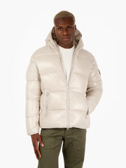 SAVE THE DUCK - Edgard hooded jacket rainy beige