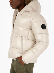 SAVE THE DUCK - Edgard hooded jacket rainy beige