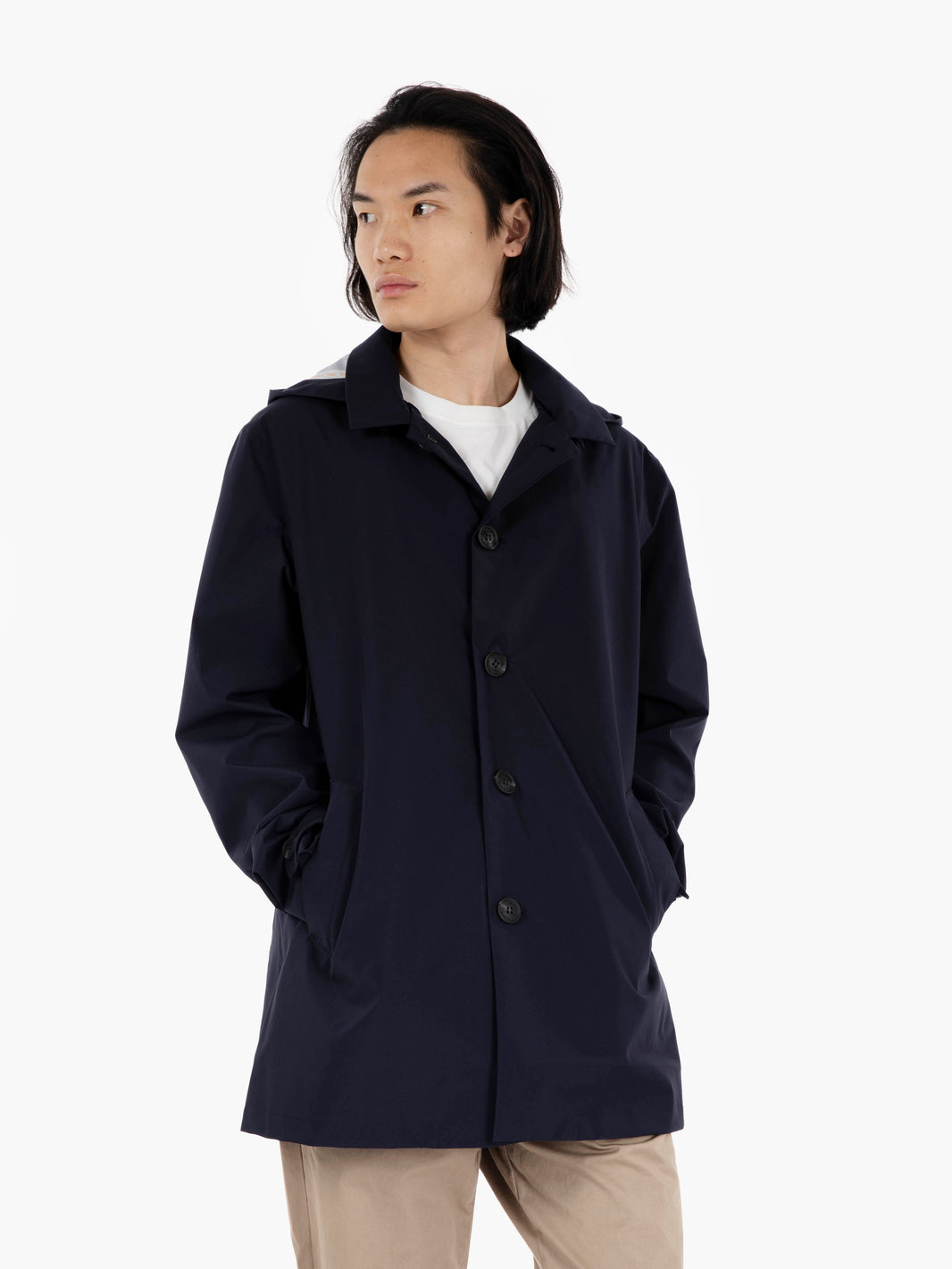 Giacca con cappuccio Benjamin blue