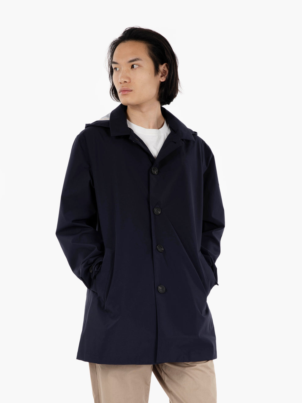 Giacca con cappuccio Benjamin blue