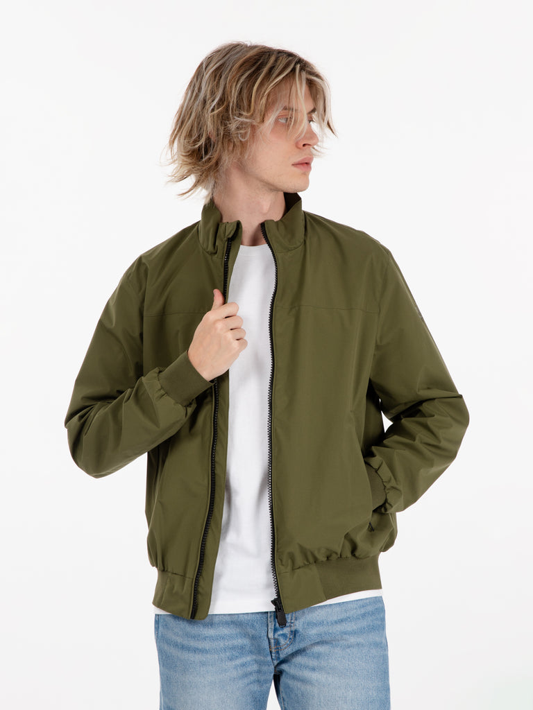 SAVE THE DUCK - Giacca Finlay con zip dusty olive