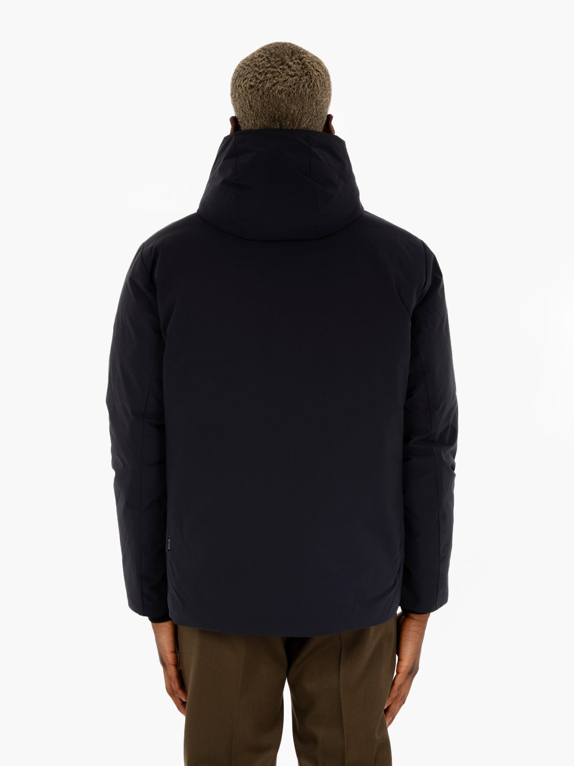 Giacca hooded Obione blue / black
