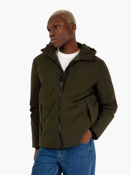 Giacca hooded Obione land green