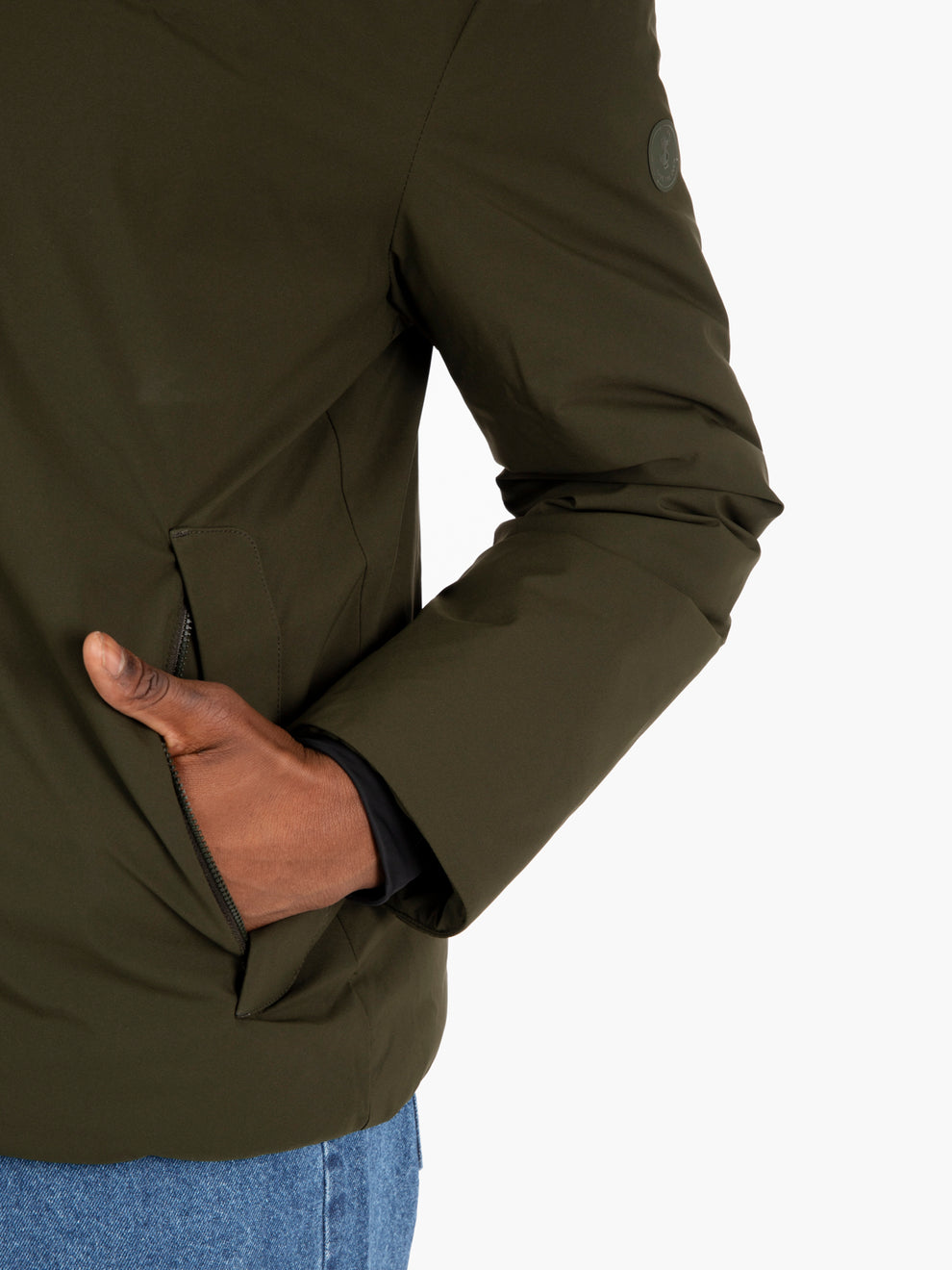 Giacca hooded Obione land green