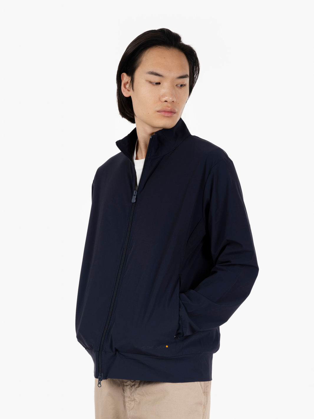 Giacca Tulio stand-up collar navy blu