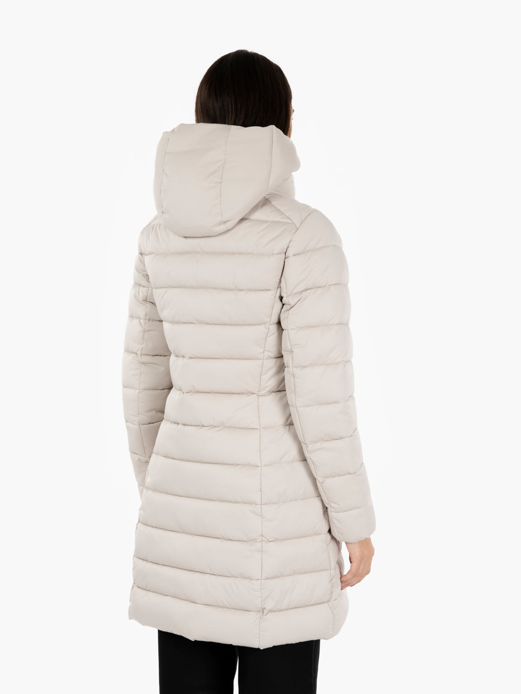 Hooded coat Enis beige