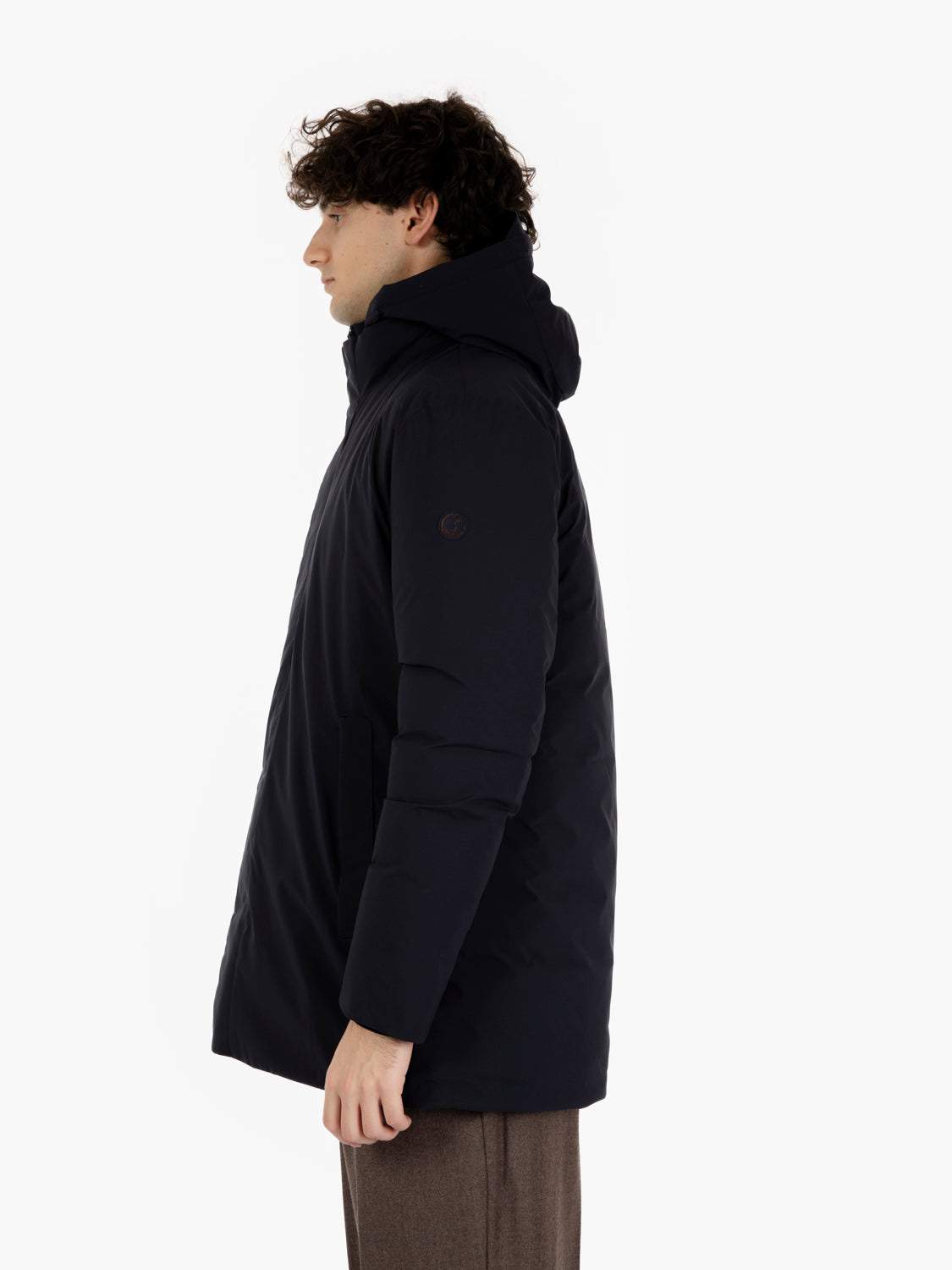 Hooded coat Matt21 Sesle blue