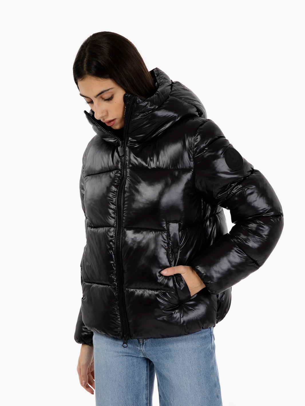 Hooded Jacket Biddy black