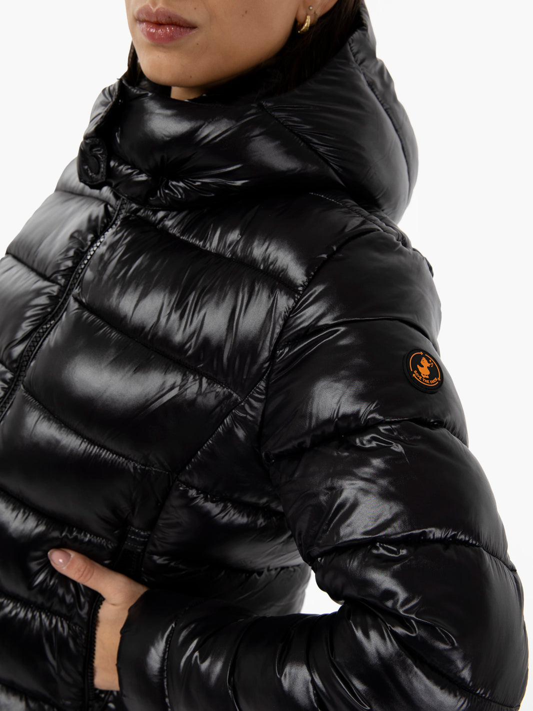 Hooded jacket Cosmary black