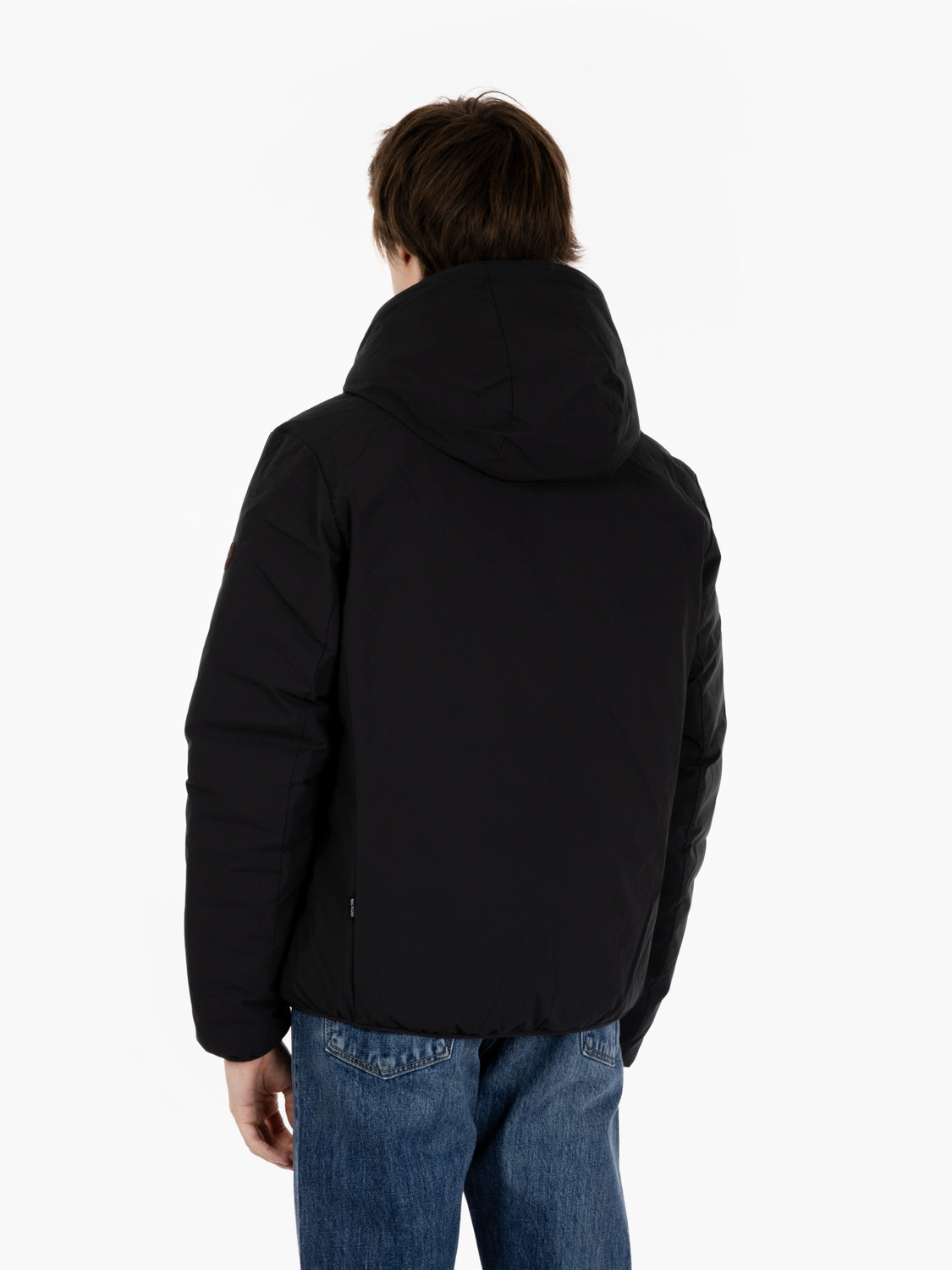 Hooded jacket Ezra reversible black