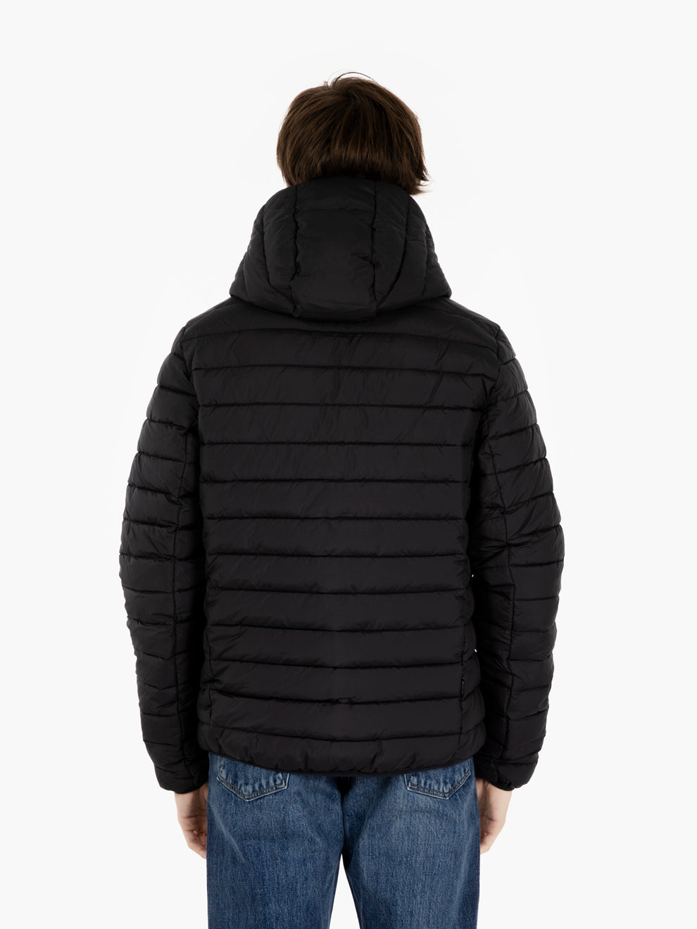 Hooded jacket Ezra reversible black