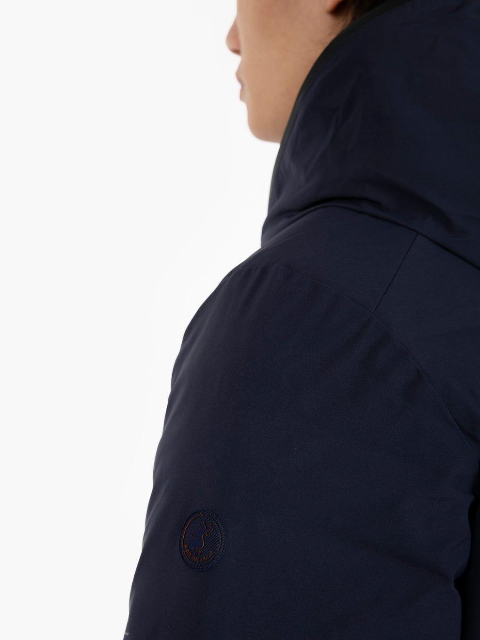 Hooded jacket Ezra navy / green