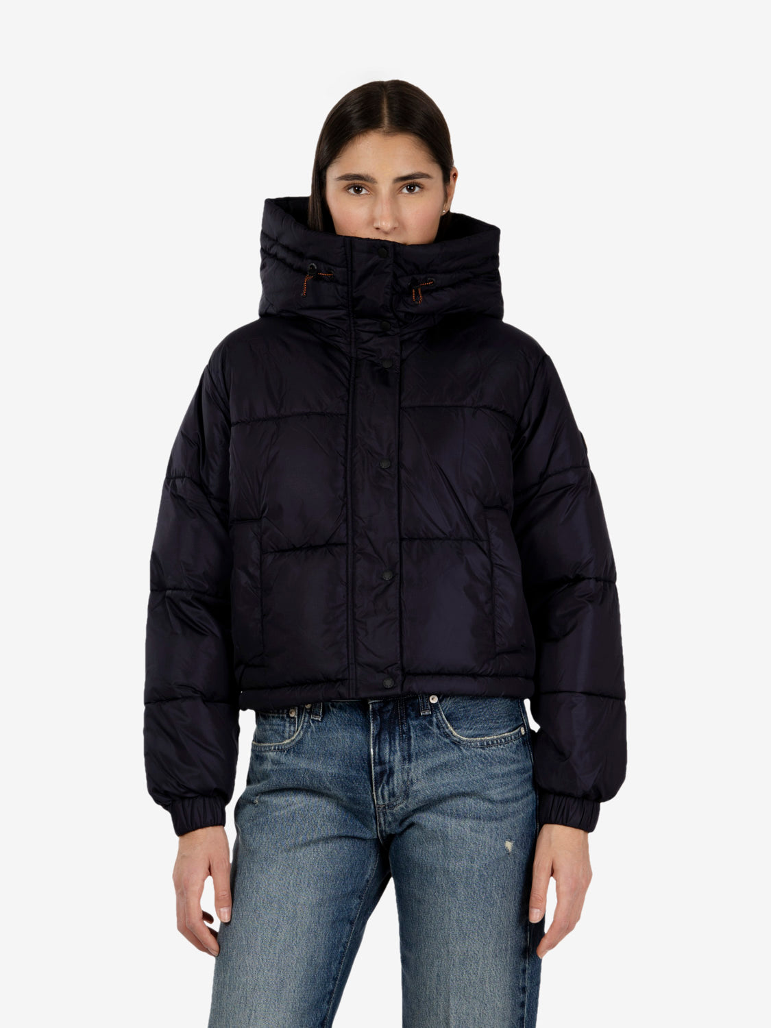Maude black hooded jacket