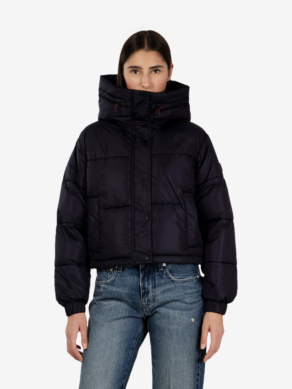 Maude black hooded jacket