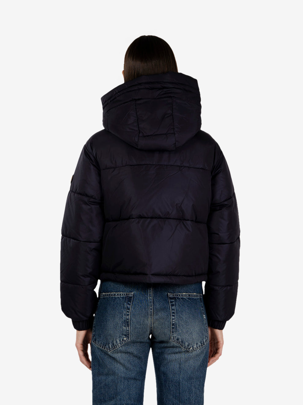 Maude black hooded jacket
