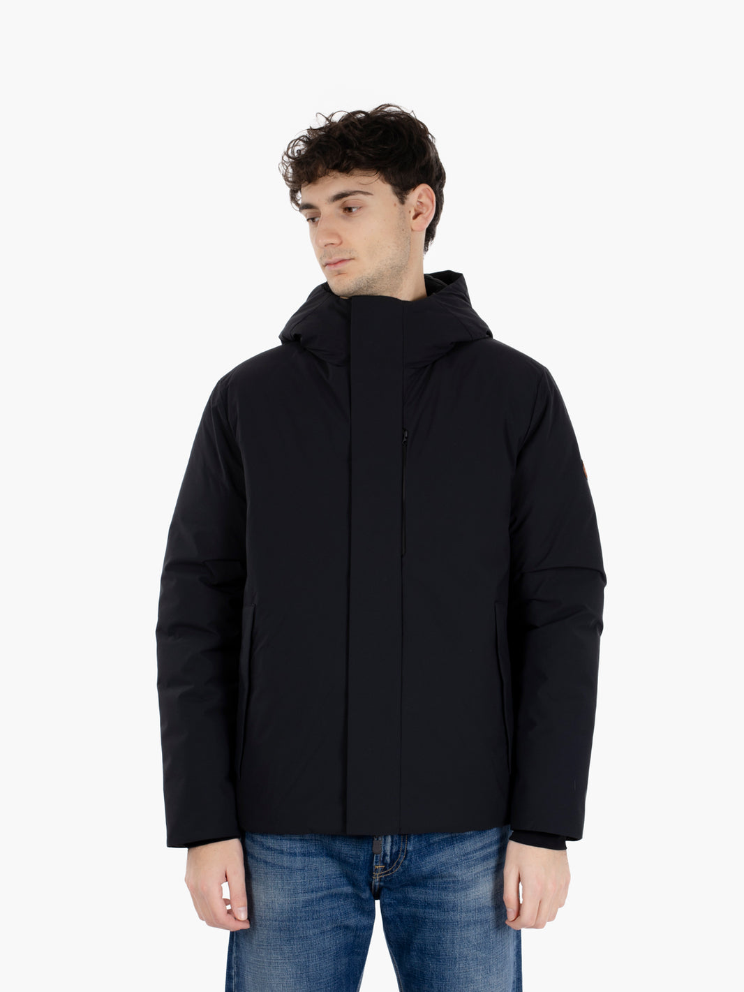 Hooded jacket Obione black